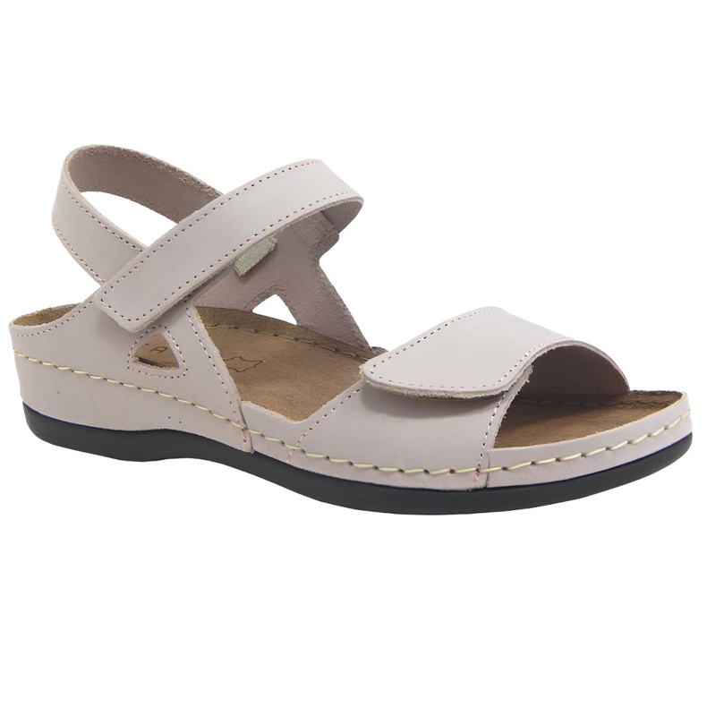 Befado Women's Leather Sandals 158D289 Beige