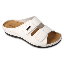 Slifori di cuoio da donna Befado 158D285 BIANCO