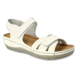 Dr.tori Befado Women's Leather Sandals 158d003 White bianca