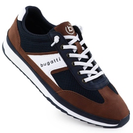Scarpe sportive maschili casual blu navy bugatti rr153131