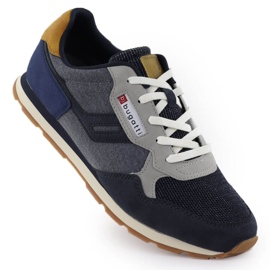 Scarpe sportive maschili blu navy bugatti rr153135