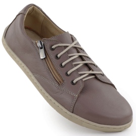 Scarpe in pelle da donna Kaki Helios 436 verde
