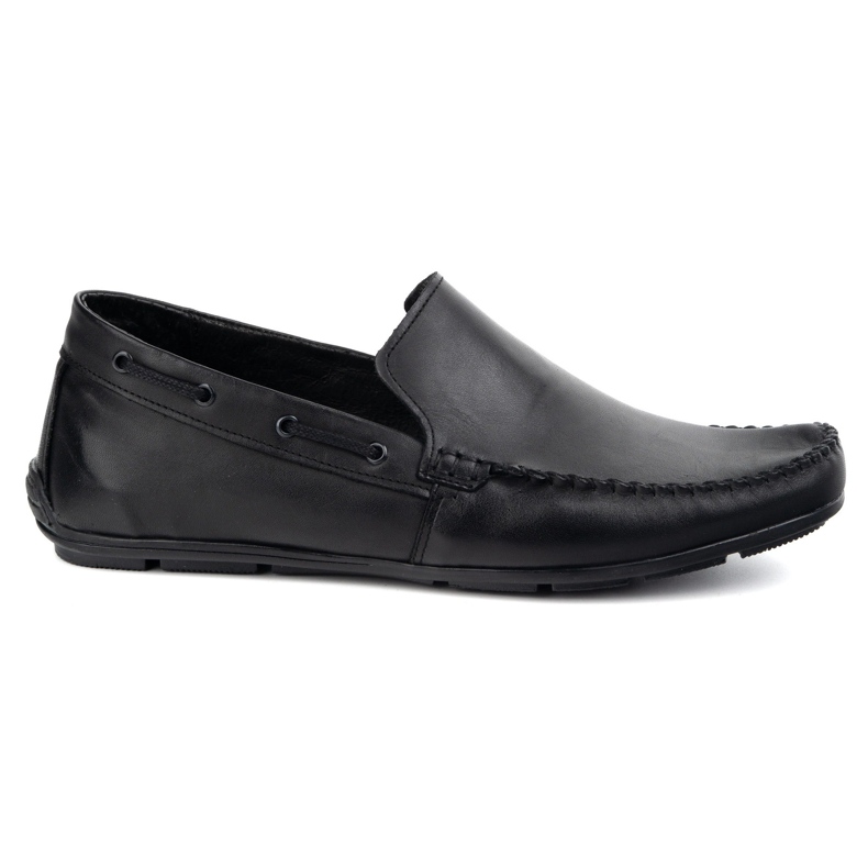 Olivier Mocassini in pelle maschile 700knt nero