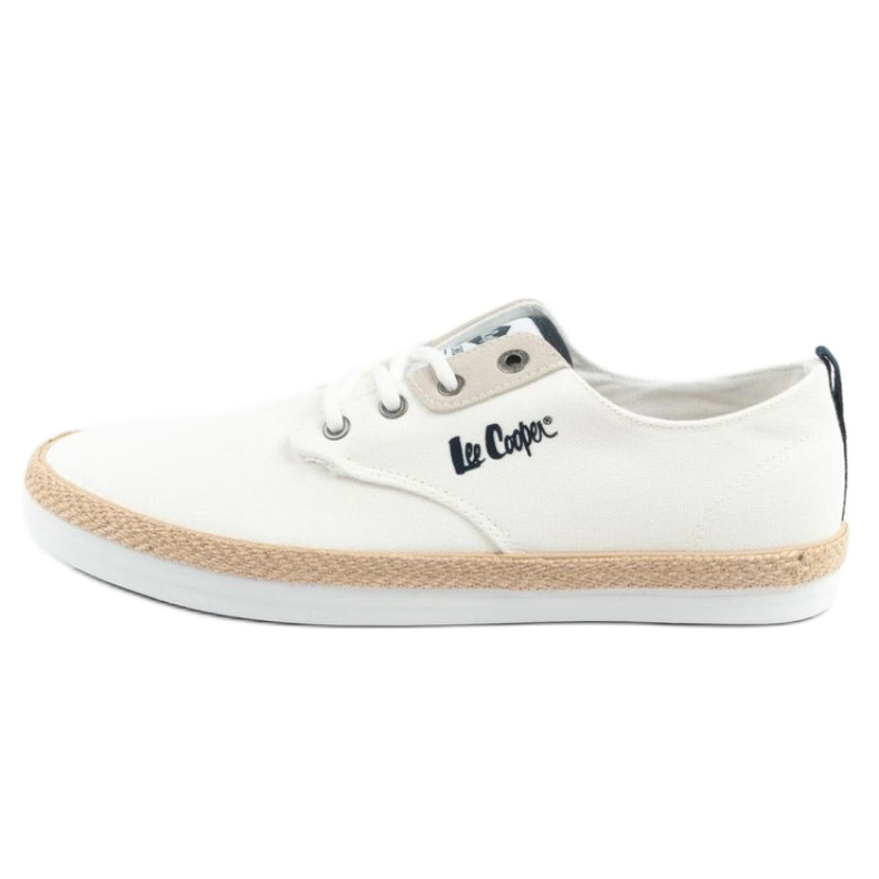 Lee Cooper LCW-25-02-3252m scarpe sneaker espadrilles bianco bianca