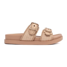 Goodin BEIGE FLIP FLIP DONNE DONNE con fibbie