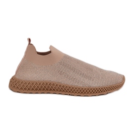 S.Barski Scarpe sportive da donna slocate con TW121 beige
