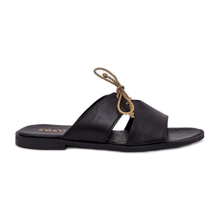 Flip in pelle femminile Flip Zazoo 3022 Nero
