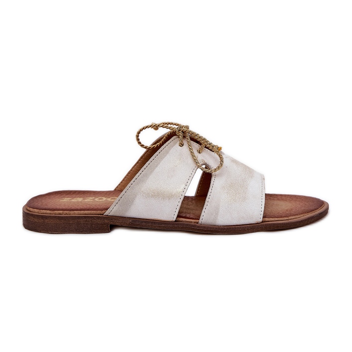 Flip Flip Flip Flip da donna Zazoo 3022 Golden Wiped d'oro