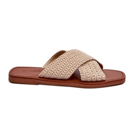 Flop femminili fatte di big star nn274078 beige