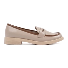 Goodin Beige mocassini da donna eleganti