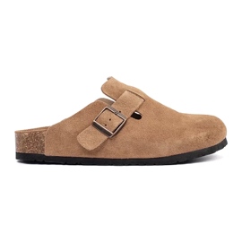 Goodin Infradito in pelle marrone