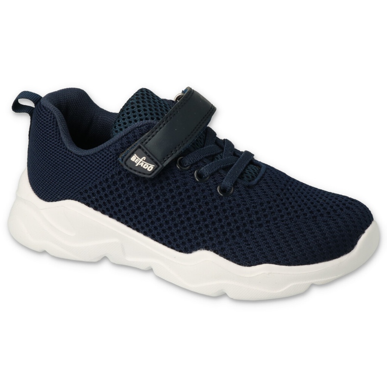 Scarpe sportive per bambini di Befado con velcro 516p203 blu navy