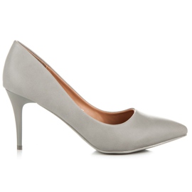 Ideal Shoes Tacchi alti grigi grigio