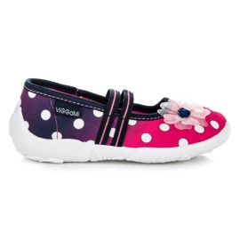 Viggami Scarpe da casa con pois multicolore