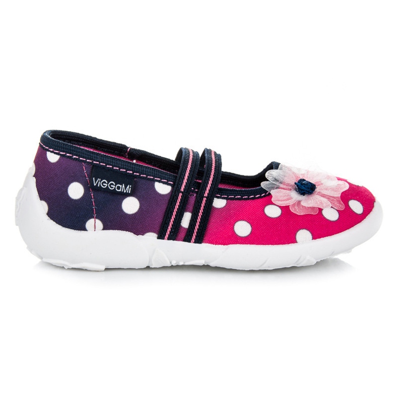 Viggami Scarpe da casa con pois multicolore