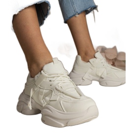 Sneaker bianche da donna Sport enormi bianco
