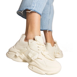 Sneaker beige sport femminili