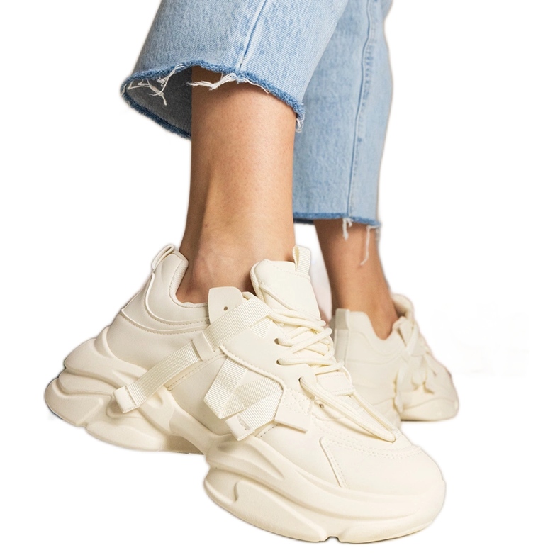 Sneaker beige sport femminili