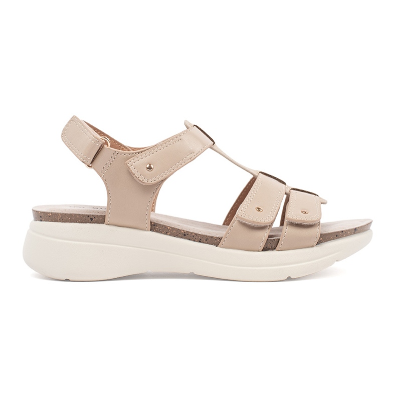 Goodin Comodi sandali beige da donna
