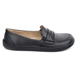 Olivier Falli neri in pelle minimalista eleganti da donna a piedi nudi 1280 nero