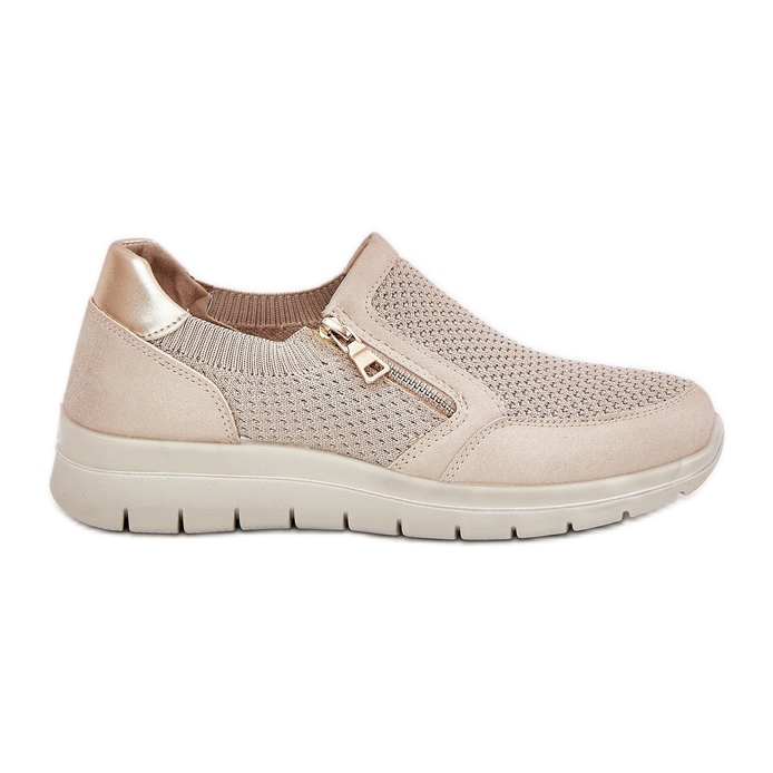 Scarpe da donna sulla piattaforma con Golden Castle d'oro