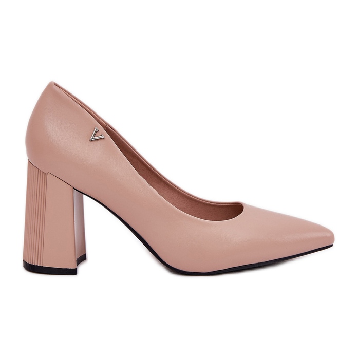 Eleganti pompe sul beige di Vinceza 62220