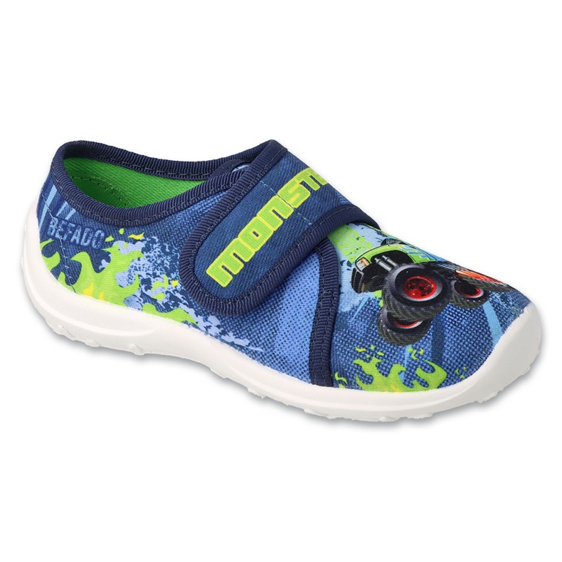 Slifori per bambini di Befado 660x152 Blue Car