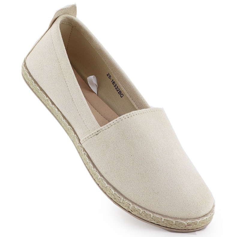 Espadrilles Women's Insered Suede Beige Potocki Py16332