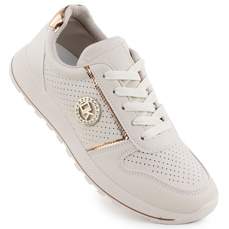 Scarpe sportive da donna, beige potocki py16342