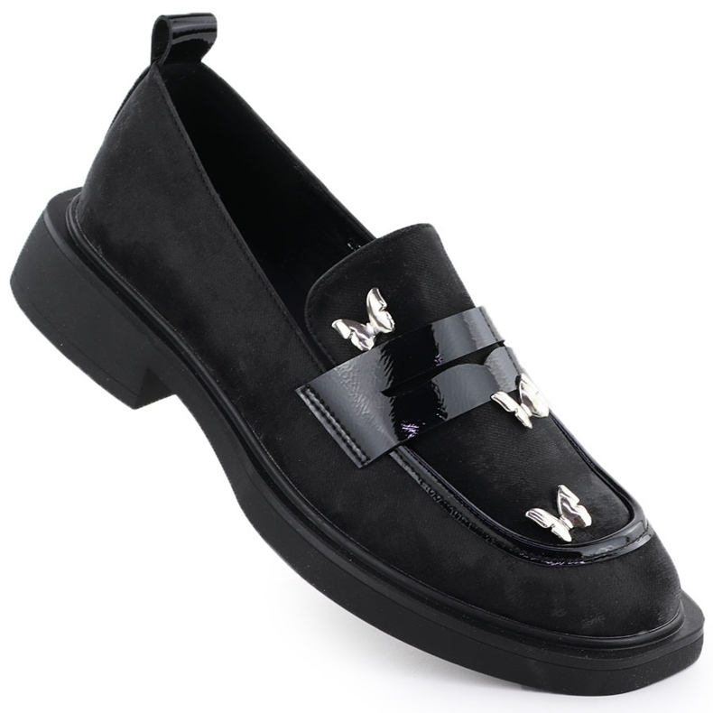 SCARPE DONNE LORDS con farfalle Black Potocki SZ12650 nero