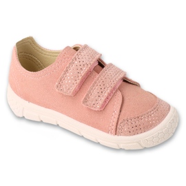 Scarpe sportive per bambini Befado con velcro 908P002 rosa