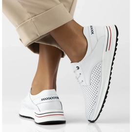 Sneaker in pelle Filippo DP6022/25 bianco