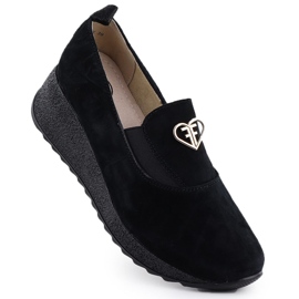 Scarpe in pelle per cuneo filippo nero dp6786