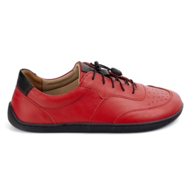 Kampol Scarpe in pelle minimalista a piedi nudi 500/39 rosso Kampol Scarpe in pelle minimalista a piedi nudi 500/39 rosso