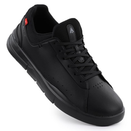 Scarpe sportive in pelle maschile nero McArthur MC19