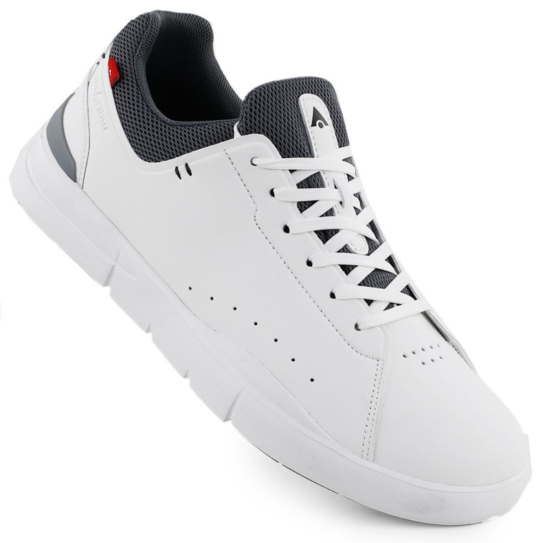 Scarpe sportive in pelle maschile bianca McArthur MC19