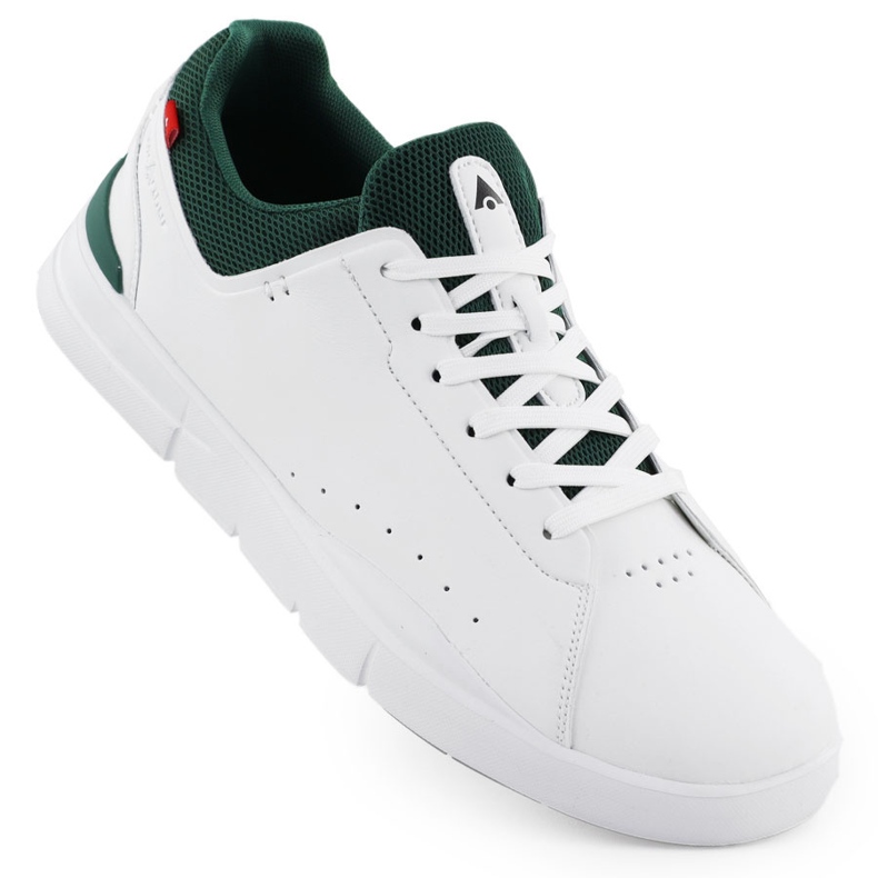 Scarpe sportive in pelle maschile bianca McArthur MC19