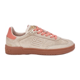 Scarpe sportive in camee sneaker femminili D.Franklin DFSH387005 beige