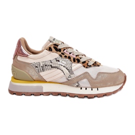 Scarpe sportive femminili sneaker D.Franklin dfsh378006 oro d'oro
