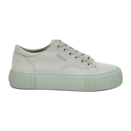Materiale Sneakers femminile Sneaker Big Star RR274408 Green verde