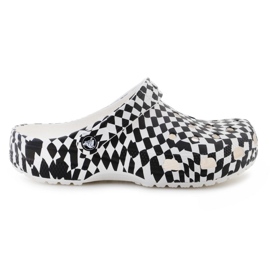 CROCS Classic Warped Checker Clog 211007-103 bianco