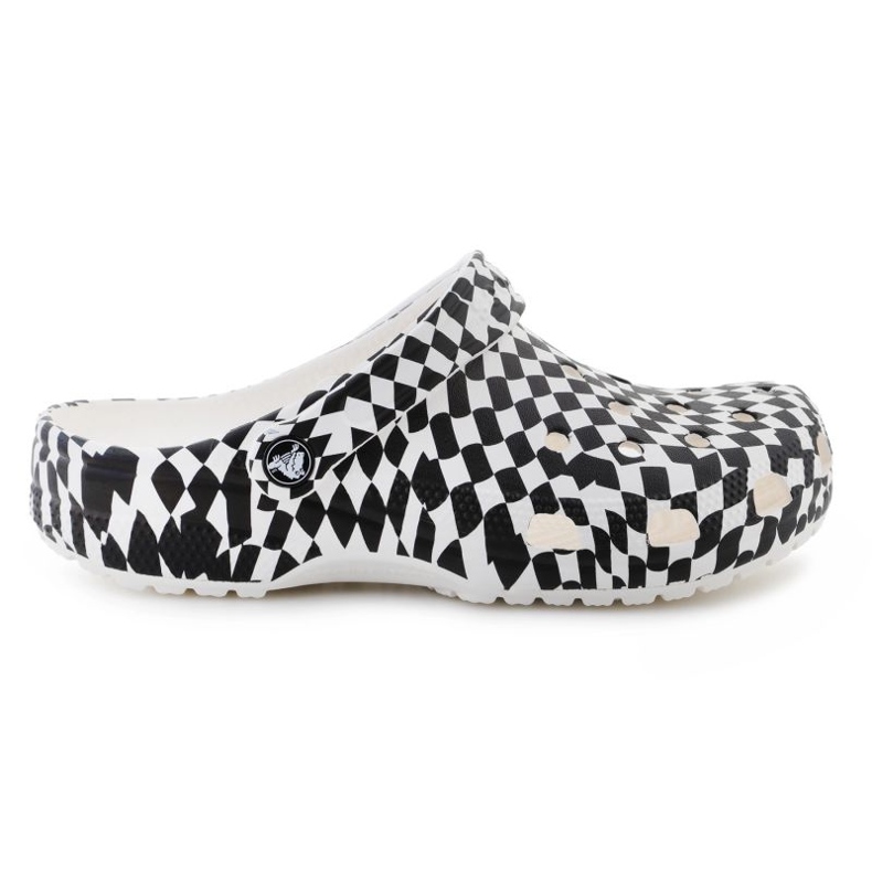 CROCS Classic Warped Checker Clog 211007-103 bianca