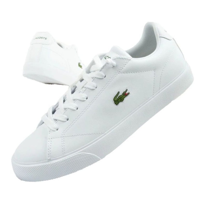 SET LACOSTE LEOND 125 2 CFA 749CFA003721G SCARPE bianca