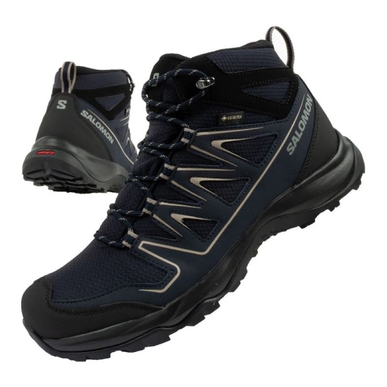 Scarpe Salomon onis con una membrana nera 471013 nero