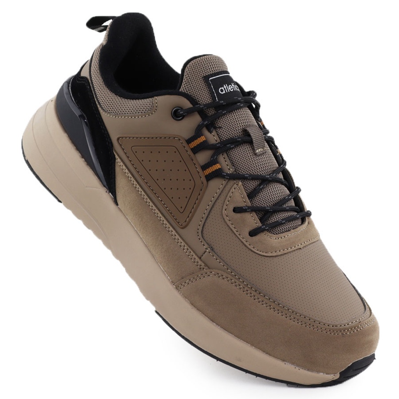 Scarpe sportive maschili Brown Atletico VB17395 marrone