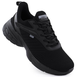 Scarpe sportive maschili Black Atletico VB17566 nero