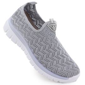 Scarpe sportive da donna Slip Openwork su grigio artiker 56c1016