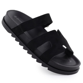Pantofole da donna Black Potocki GN17303 nero