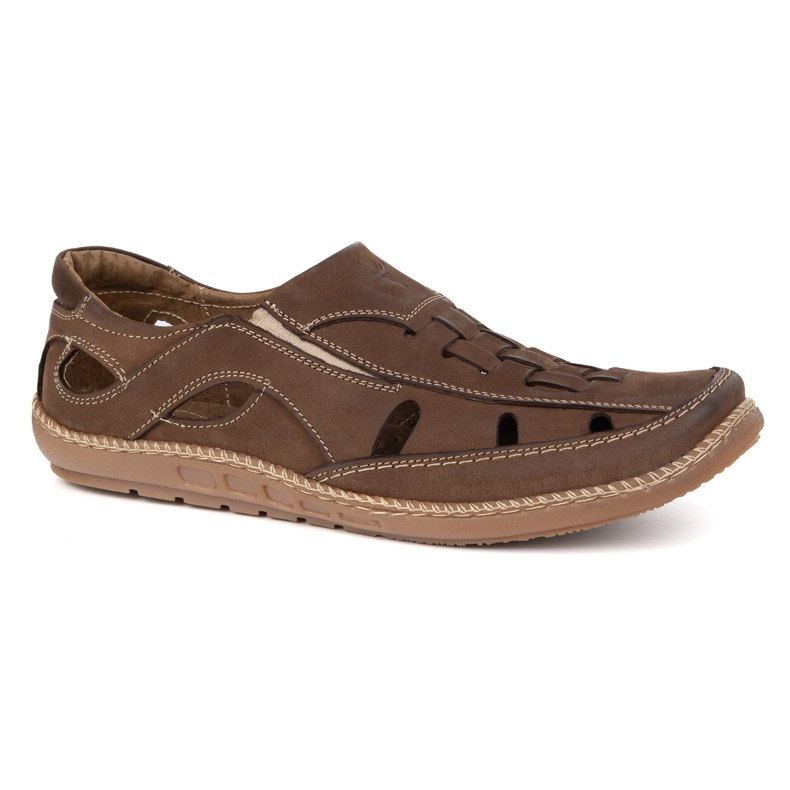 Olivier Ariose scarpe da uomo scrematura 204l marrone scuro