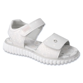 Sandali per bambini di Befado per velcro 170x109 bianco bianca